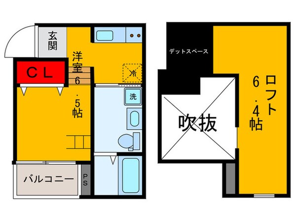 Luna北巽staの物件間取画像